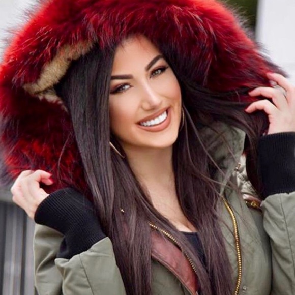 Nicole Benisti Fordham intarsia fur trim bomber sz S in great condition - Picture 4 of 13